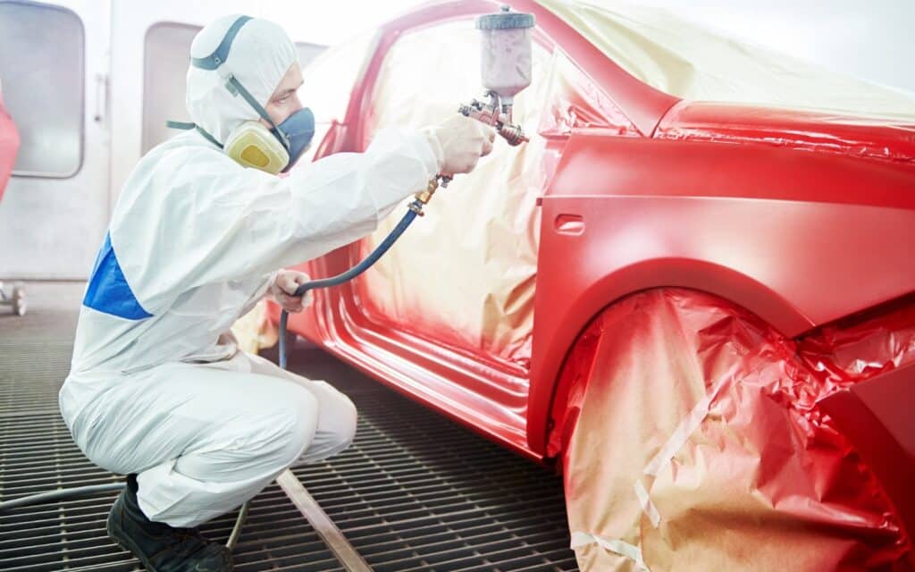 gas tecnici utilizzati per la verniciatura auto